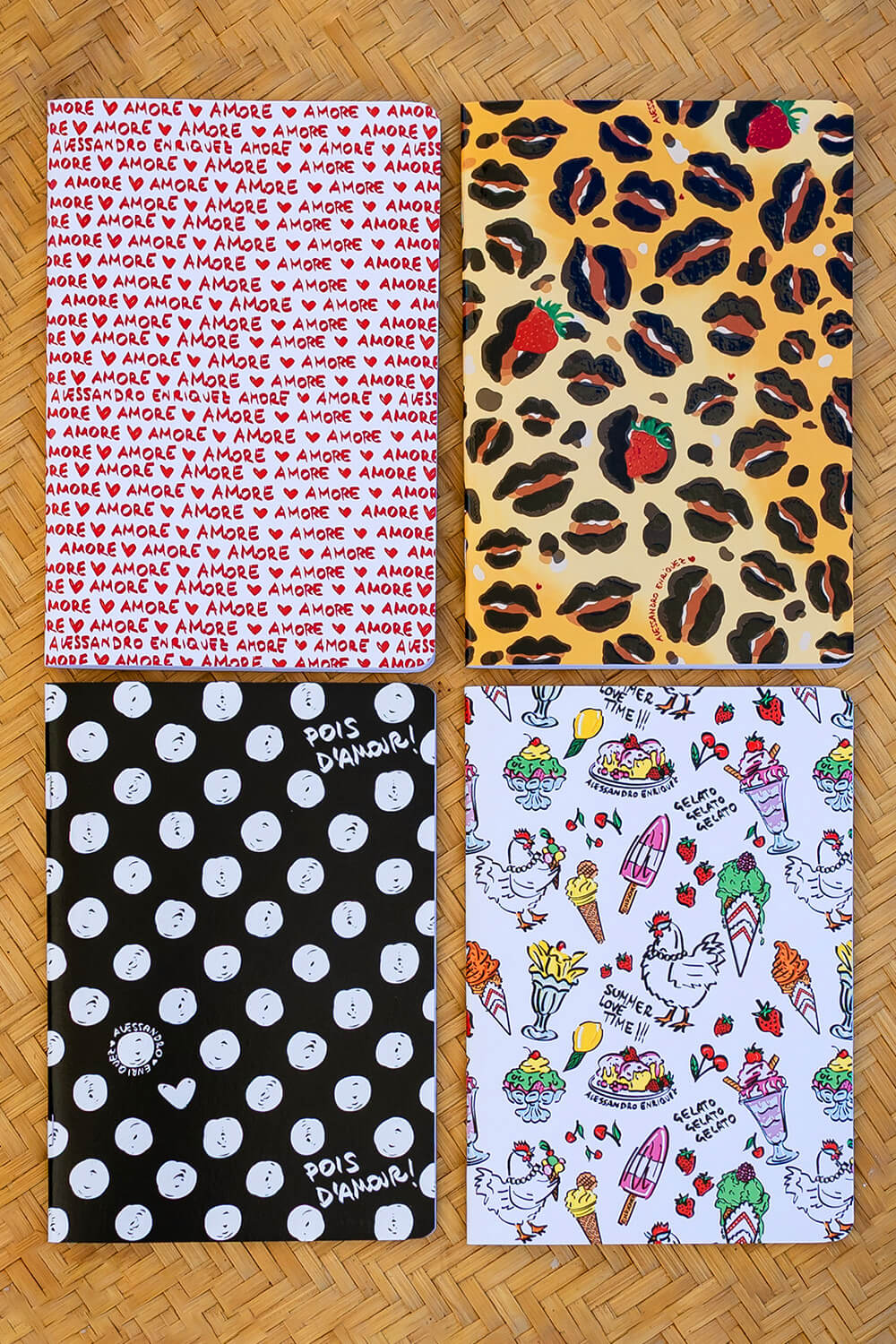 BOX SET — NOTEBOOKS WITH VARIED PRINTS - Image 2