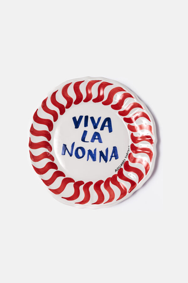 DESSERT PLATE “VIVA LA NONNA”