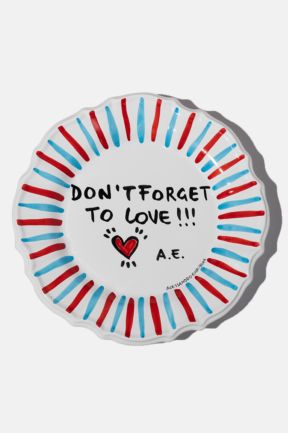 PIATTO PIANO “DON’T FORGET TO LOVE”